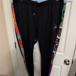 Adidas Black Multicolor Tiro AeroReady Tapered Mens  Activewear Pants Size L